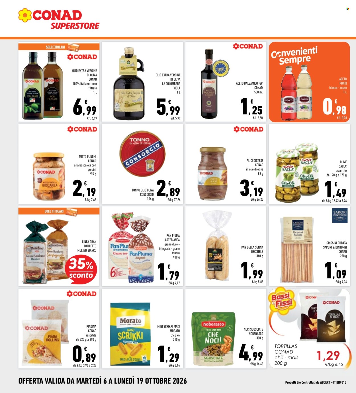 Leták Conad Superstore - 6.10.2026 - 19.10.2026. Strana 16