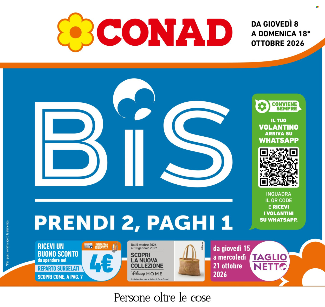 Leták Conad - 8.10.2026 - 18.10.2026. Strana 1