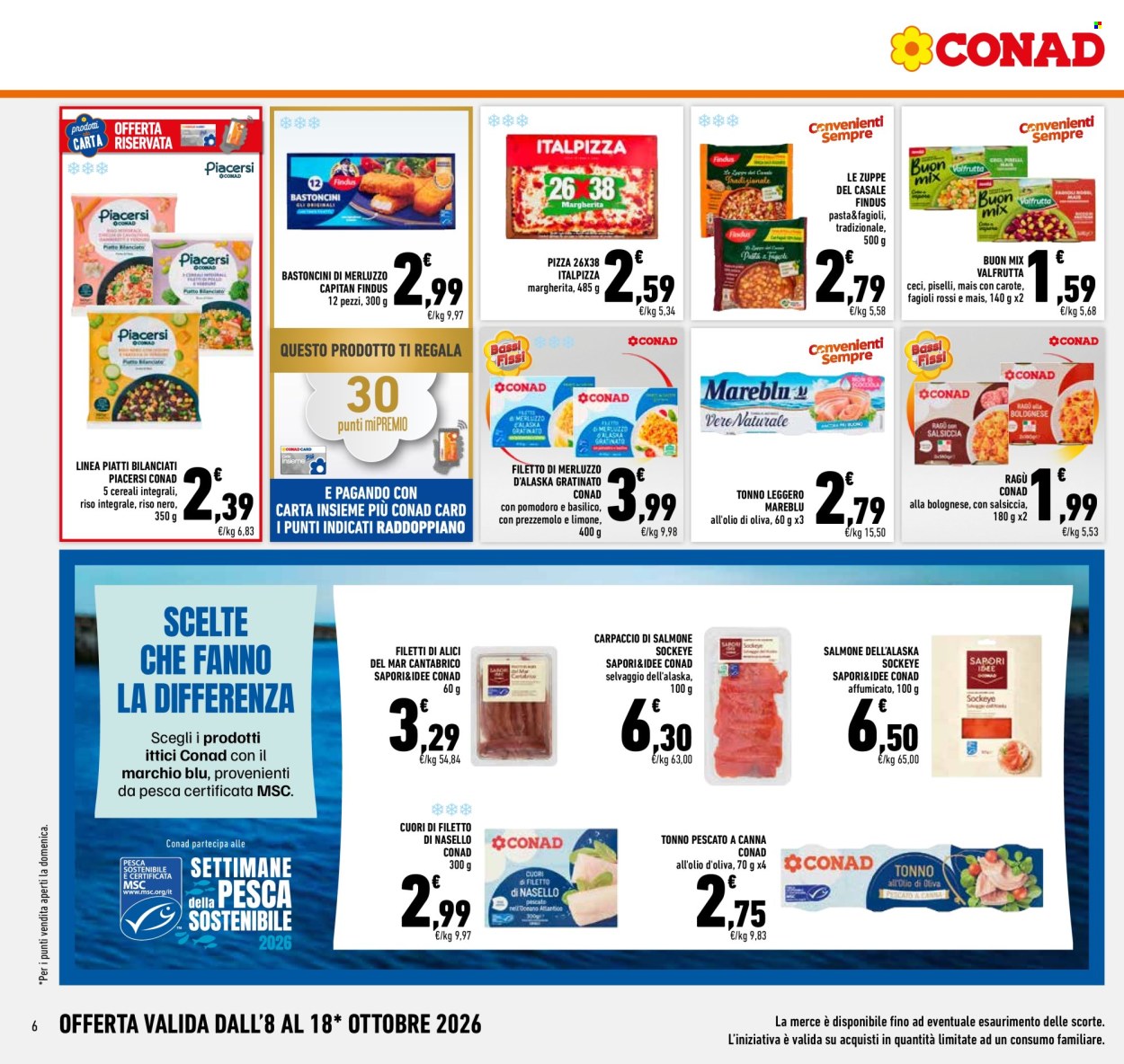 Volantino Conad - 8/10/2026 - 18/10/2026. Pagina 6