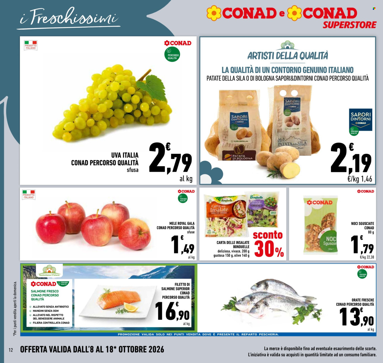 Leták Conad Superstore - 8.10.2026 - 18.10.2026. Strana 12