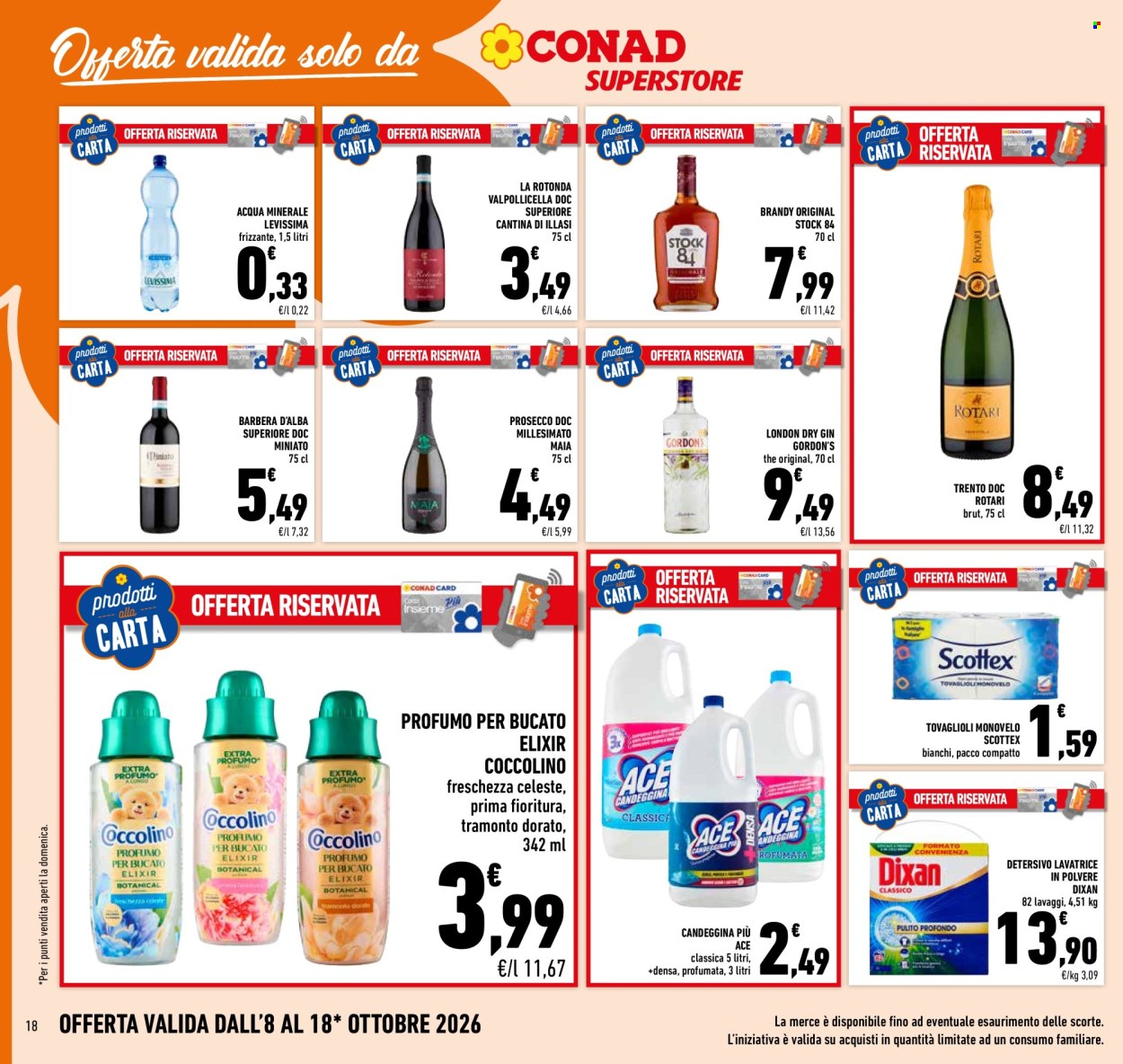 Volantino Conad Superstore - 8/10/2026 - 18/10/2026. Pagina 18