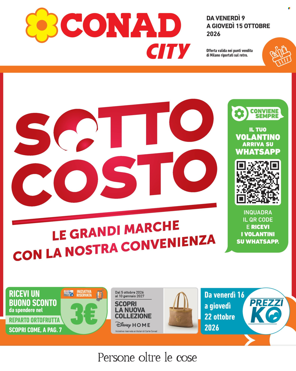 Leták Conad City - 9.10.2026 - 15.10.2026. Strana 1