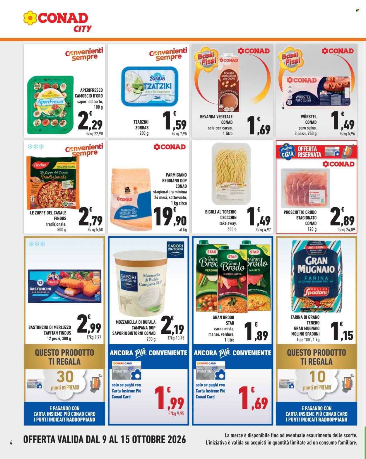 Leták Conad City - 9.10.2026 - 15.10.2026. Strana 4