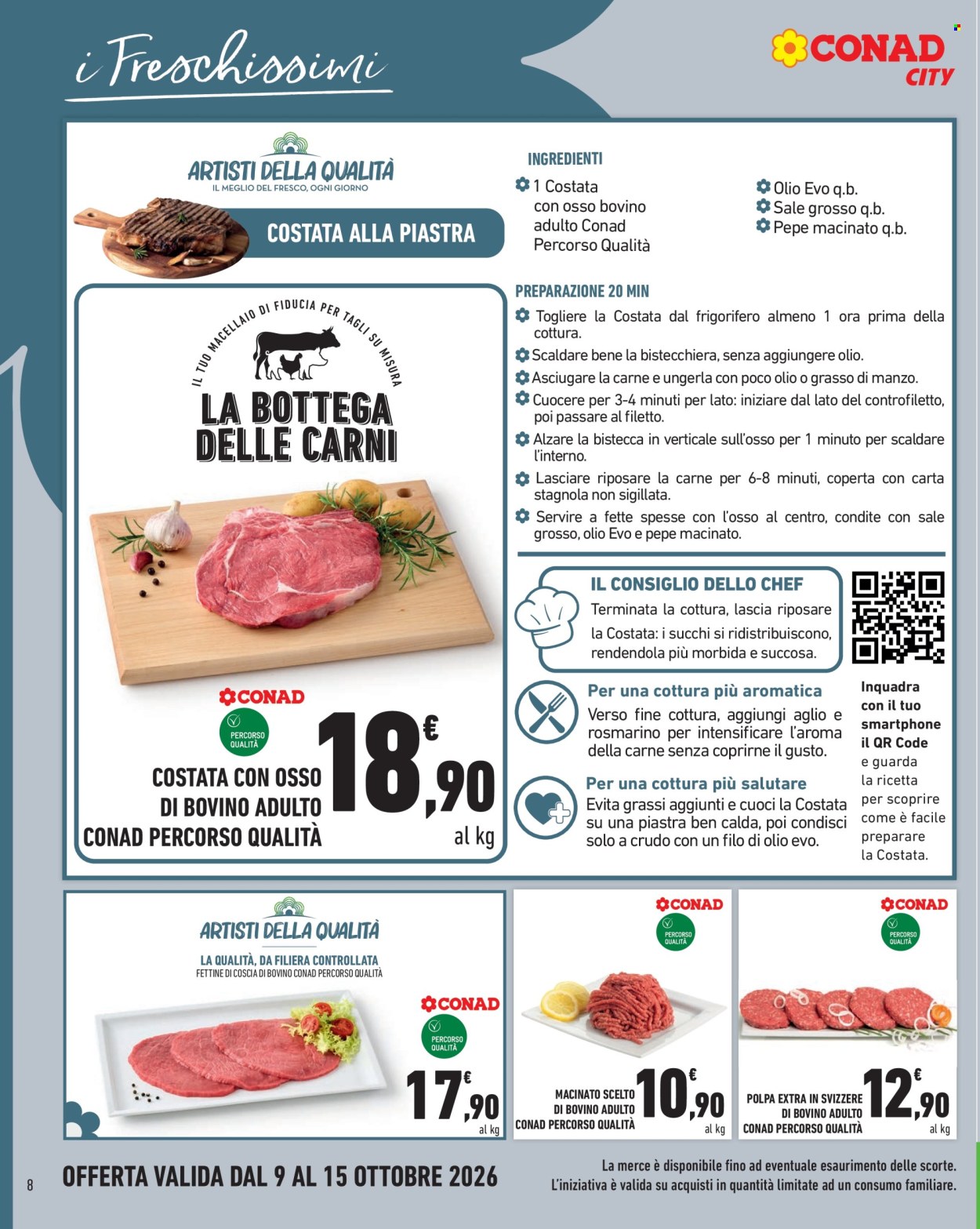 Volantino Conad City - 9/10/2026 - 15/10/2026. Pagina 8