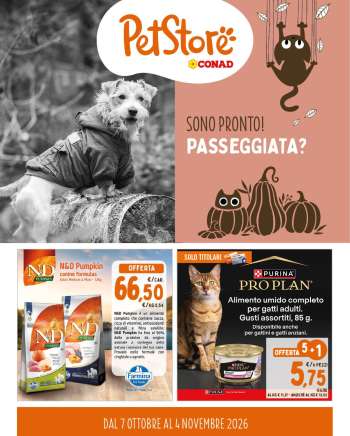 Volantino Pet Store Conad - 7/10/2026 - 4/11/2026.