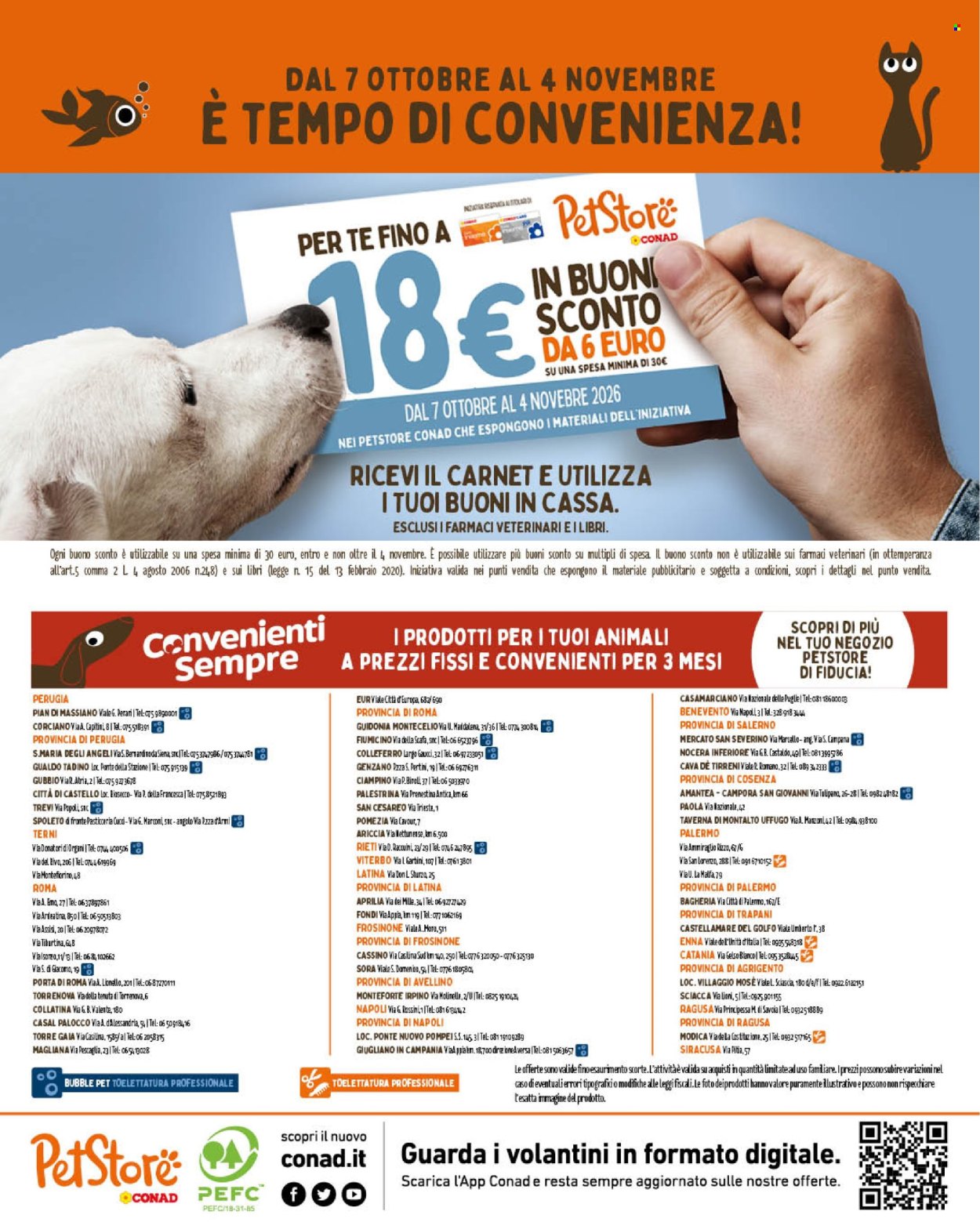 Leták Pet Store Conad - 7.10.2026 - 4.11.2026. Strana 8