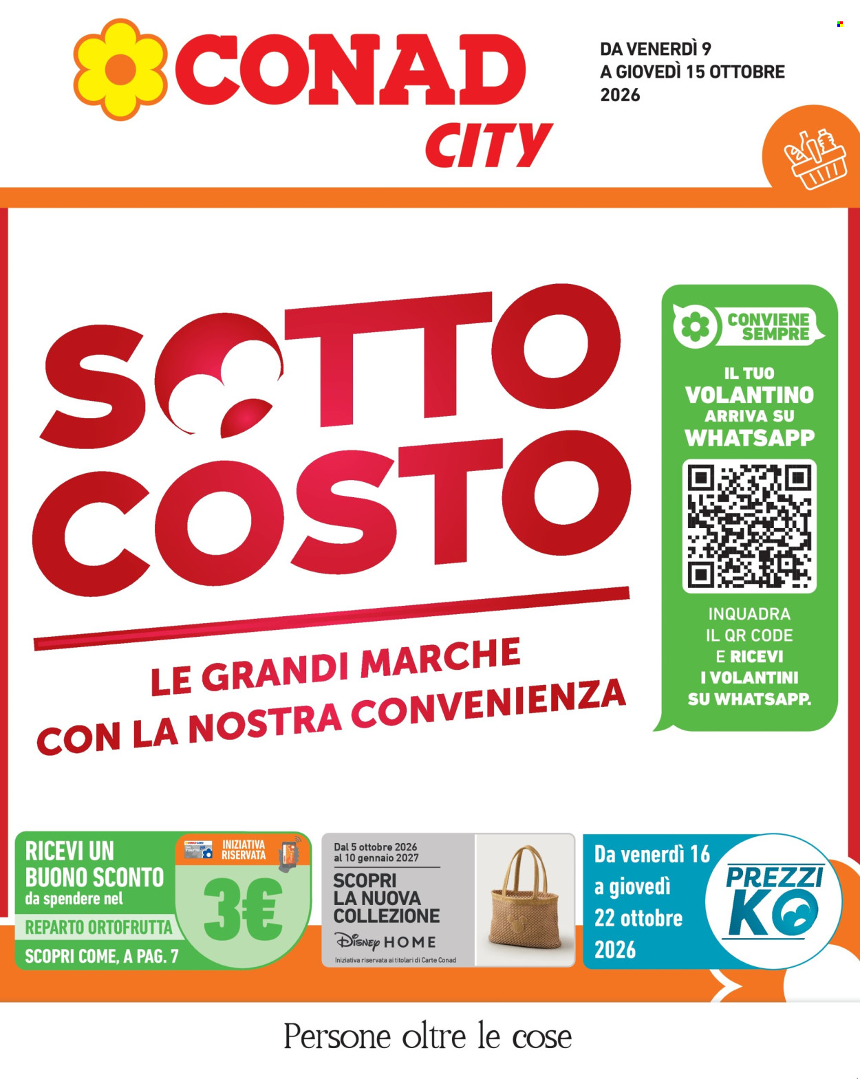 Volantino Conad - 9/10/2026 - 15/10/2026. Pagina 1