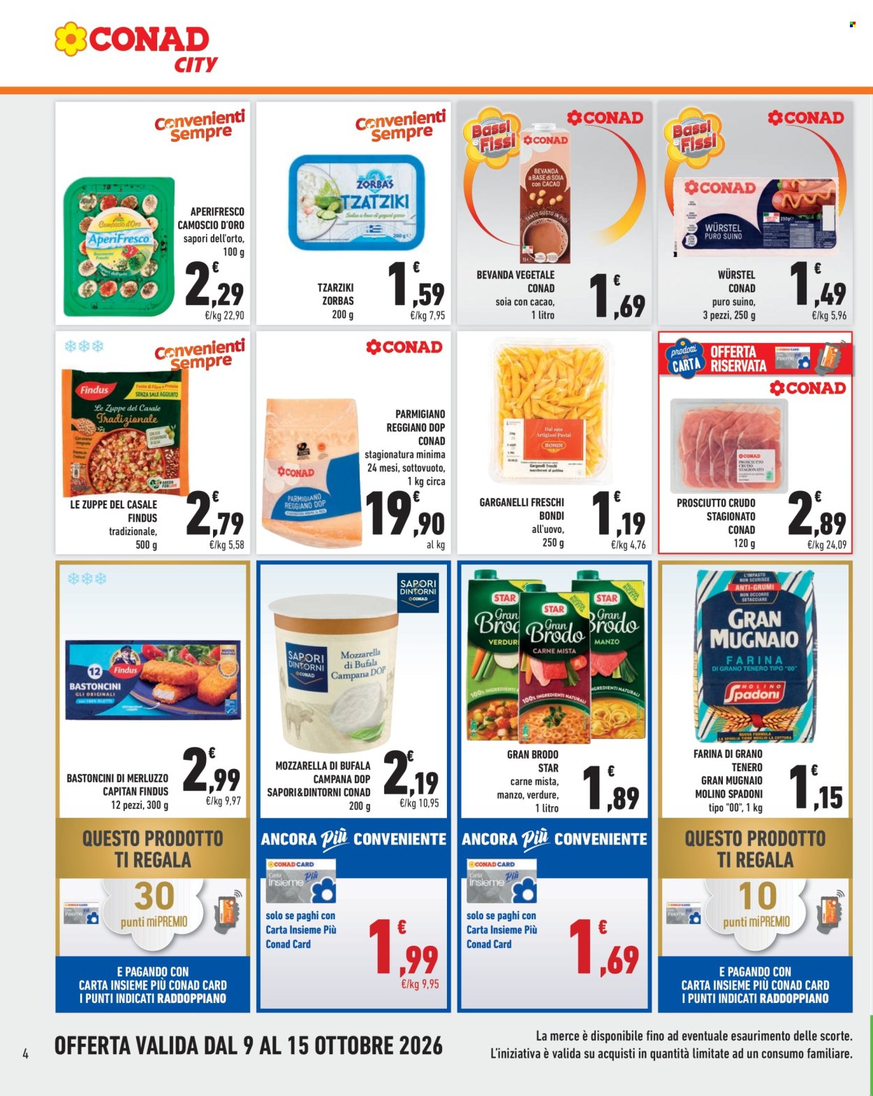 Volantino Conad - 9/10/2026 - 15/10/2026. Pagina 4