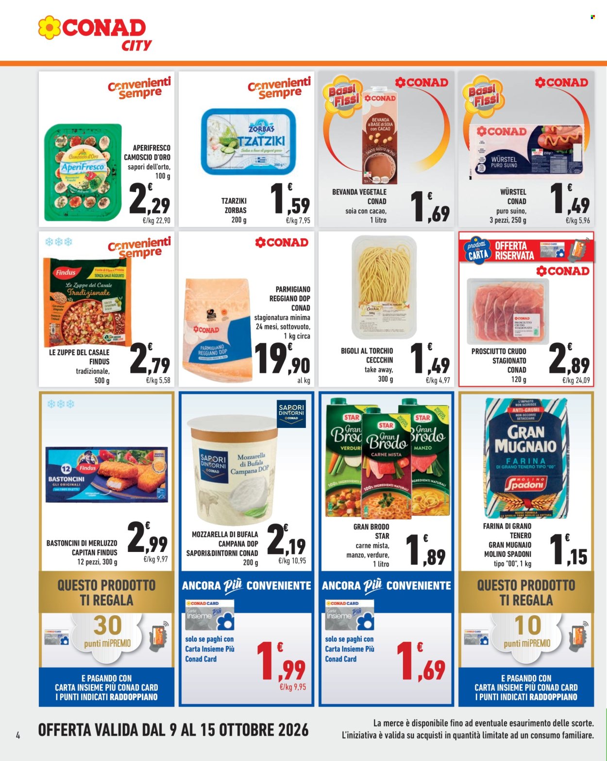 Leták Conad City - 9.10.2026 - 15.10.2026. Strana 4