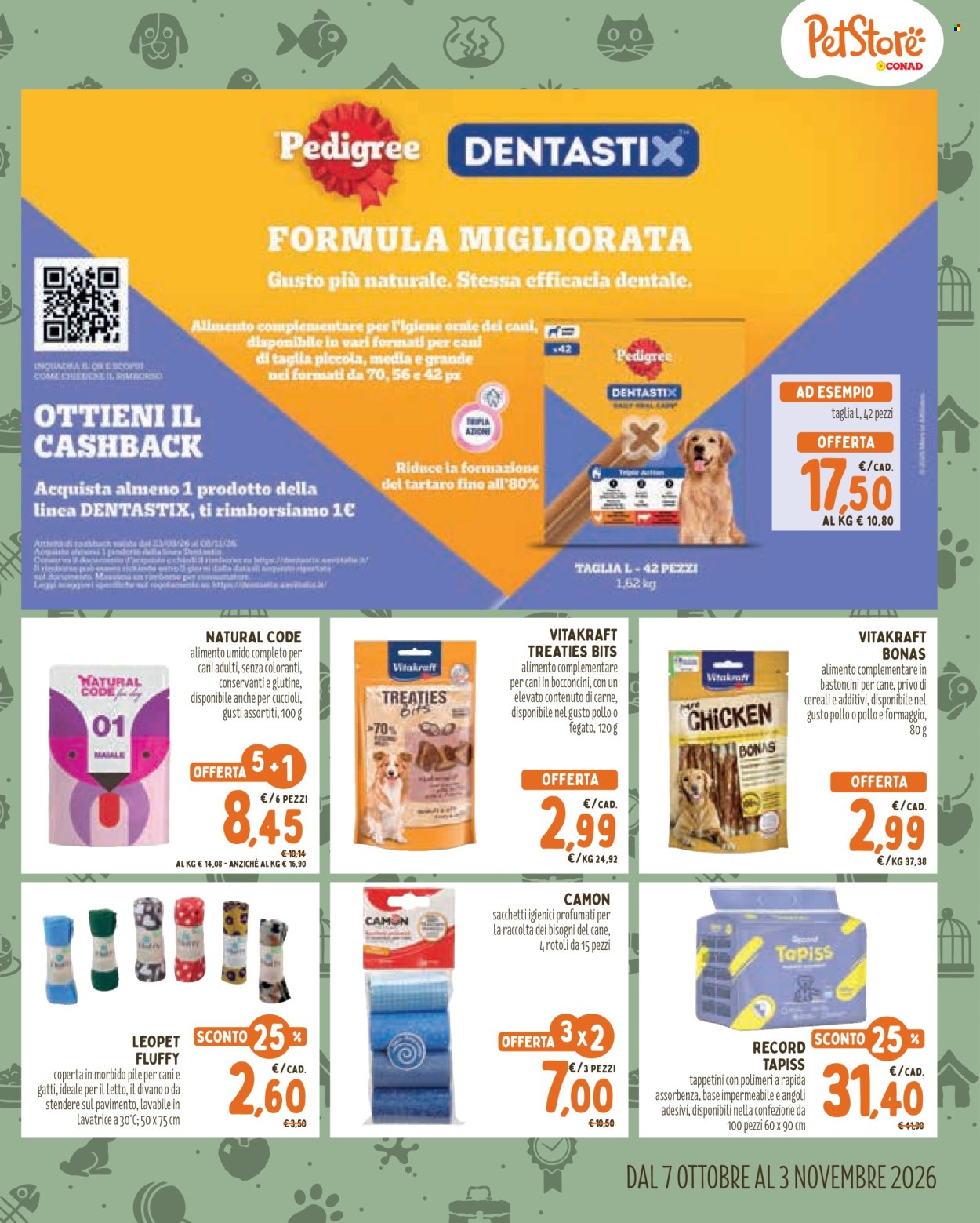 Volantino Pet Store Conad - 7/10/2026 - 3/11/2026. Pagina 3