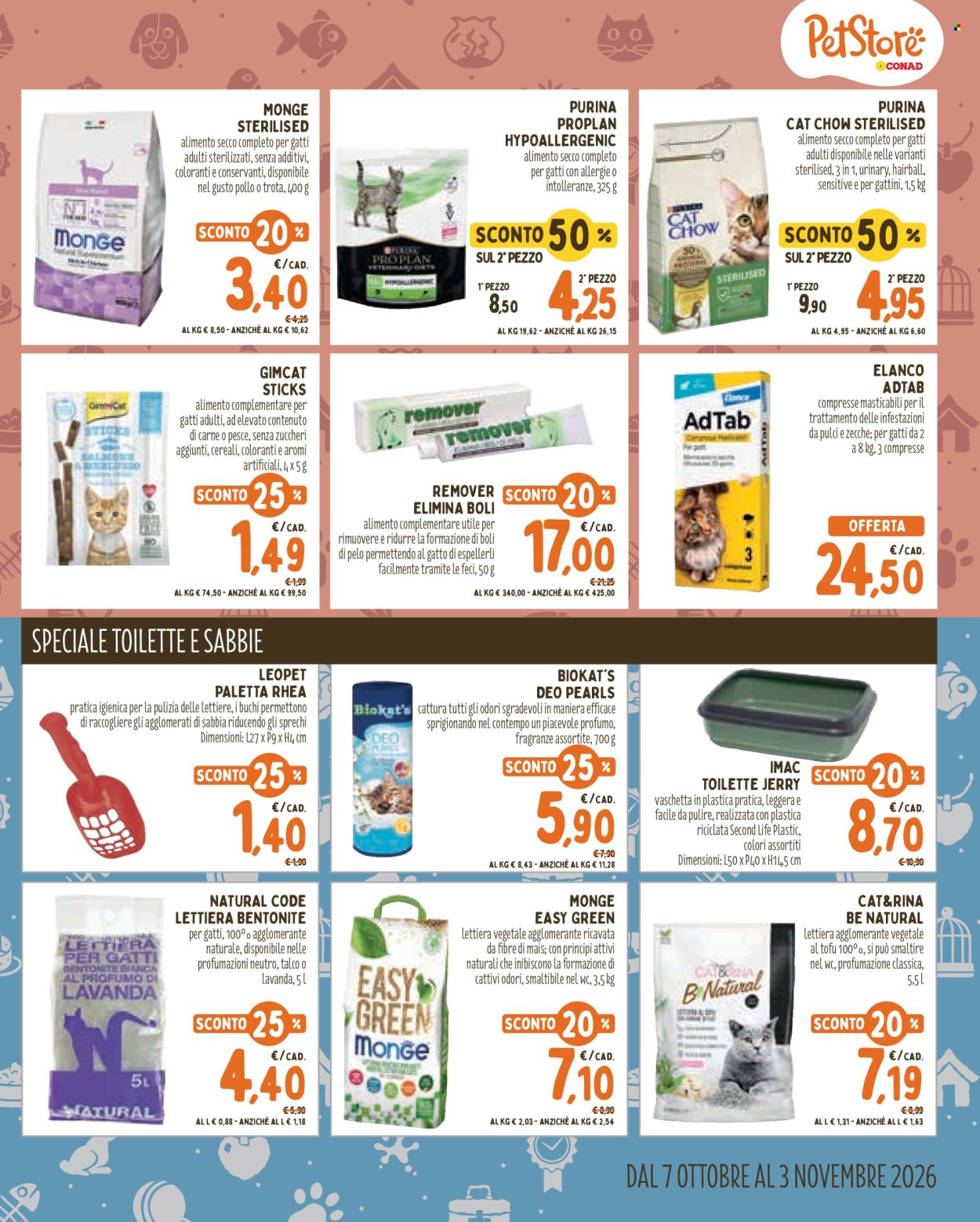 Volantino Pet Store Conad - 7/10/2026 - 3/11/2026. Pagina 5