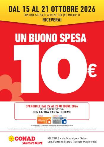 Volantino Conad Superstore - 15/10/2026 - 21/10/2026.