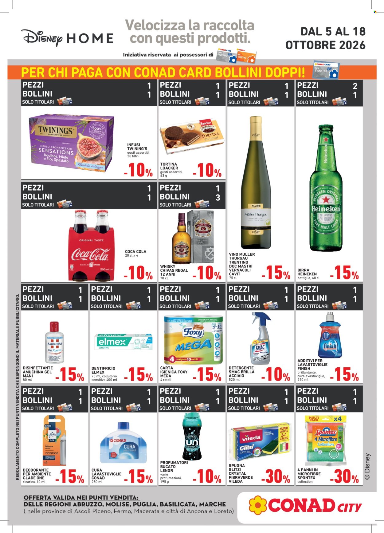 Leták Conad - 5.10.2026 - 18.10.2026. Strana 2