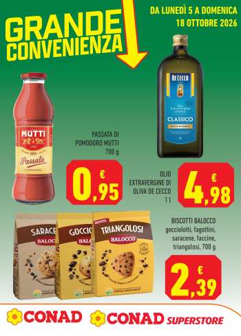 Volantino Conad - 5/10/2026 - 18/10/2026.