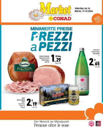 Volantino Market Conad - 6/10/2026 - 19/10/2026.