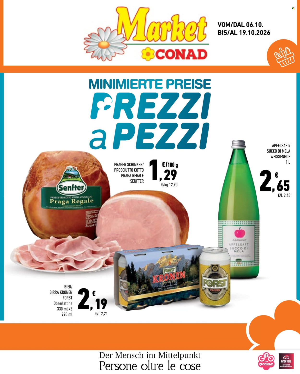 Leták Market Conad - 6.10.2026 - 19.10.2026. Strana 1