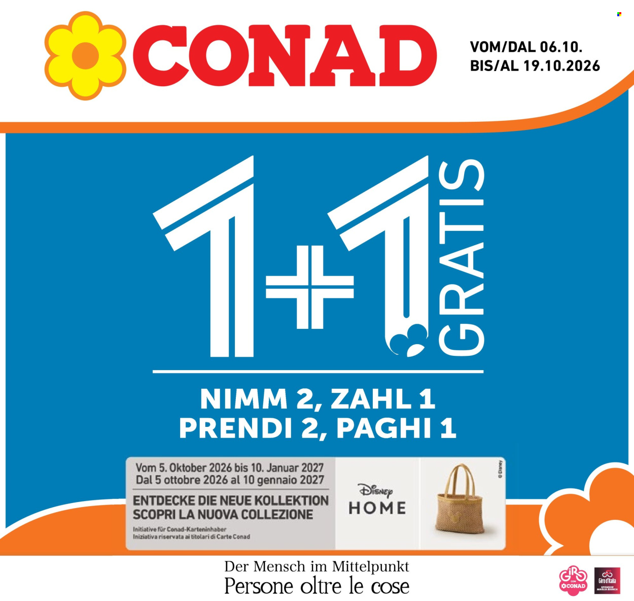 Volantino Conad - 6/10/2026 - 19/10/2026. Pagina 1