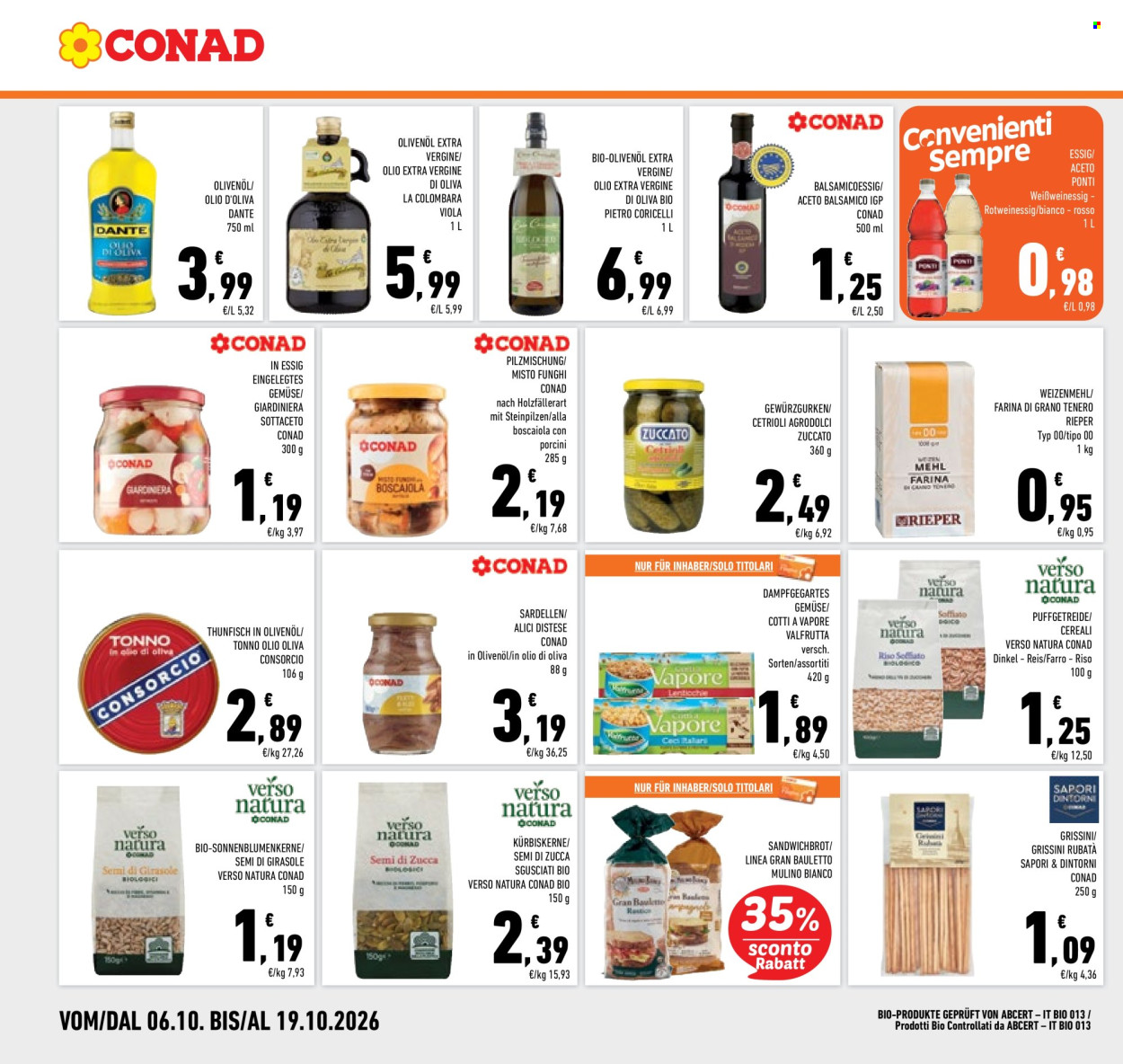 Leták Conad - 6.10.2026 - 19.10.2026. Strana 16
