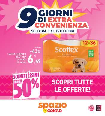 Volantino Spazio Conad - 7/10/2026 - 15/10/2026.