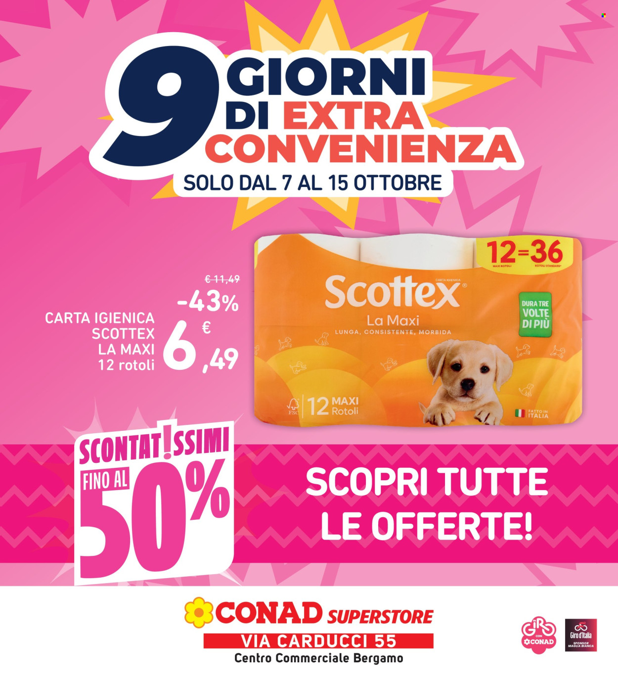 Leták Conad Superstore - 7.10.2026 - 15.10.2026. Strana 1