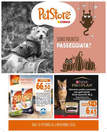 Volantino Pet Store Conad - 8/10/2026 - 4/11/2026.
