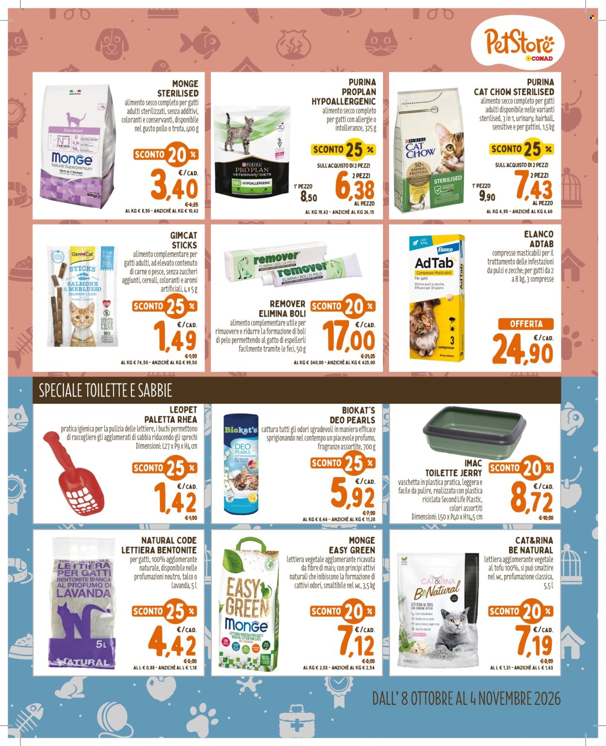 Volantino Pet Store Conad - 8/10/2026 - 4/11/2026. Pagina 5