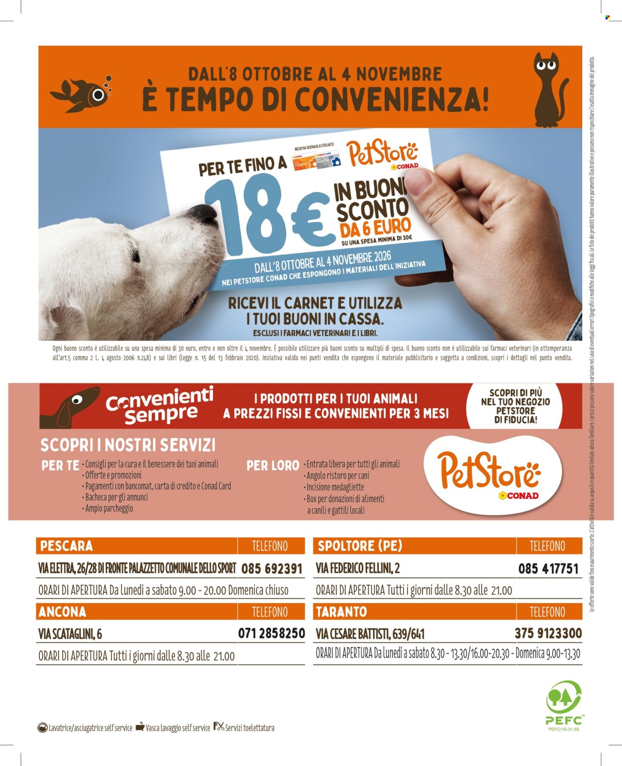 Leták Pet Store Conad - 8.10.2026 - 4.11.2026. Strana 8