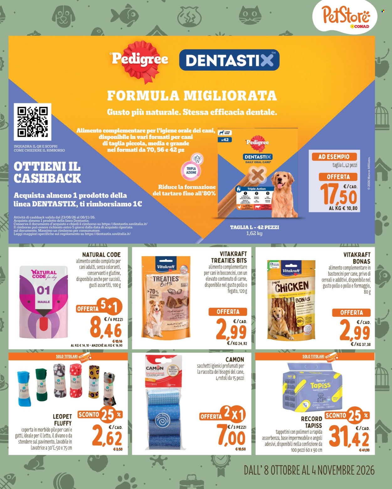 Volantino Pet Store Conad - 8/10/2026 - 4/11/2026. Pagina 3