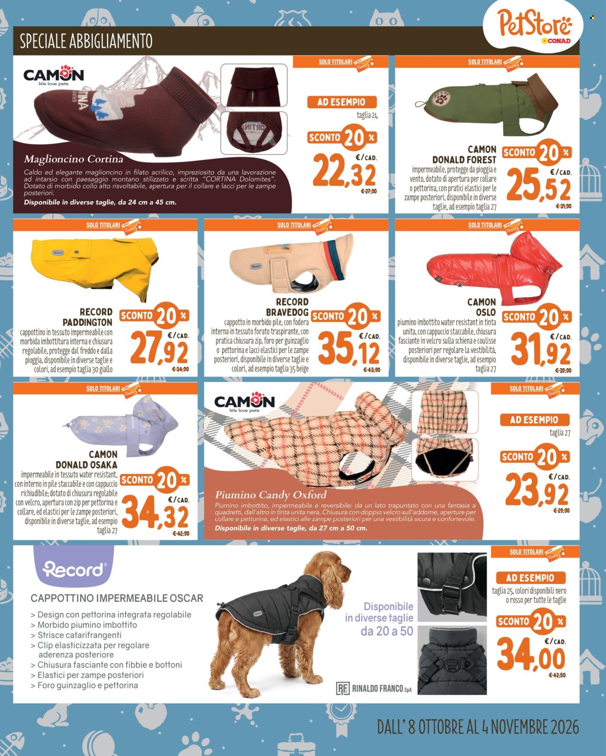 Volantino Pet Store Conad - 8/10/2026 - 4/11/2026. Pagina 7