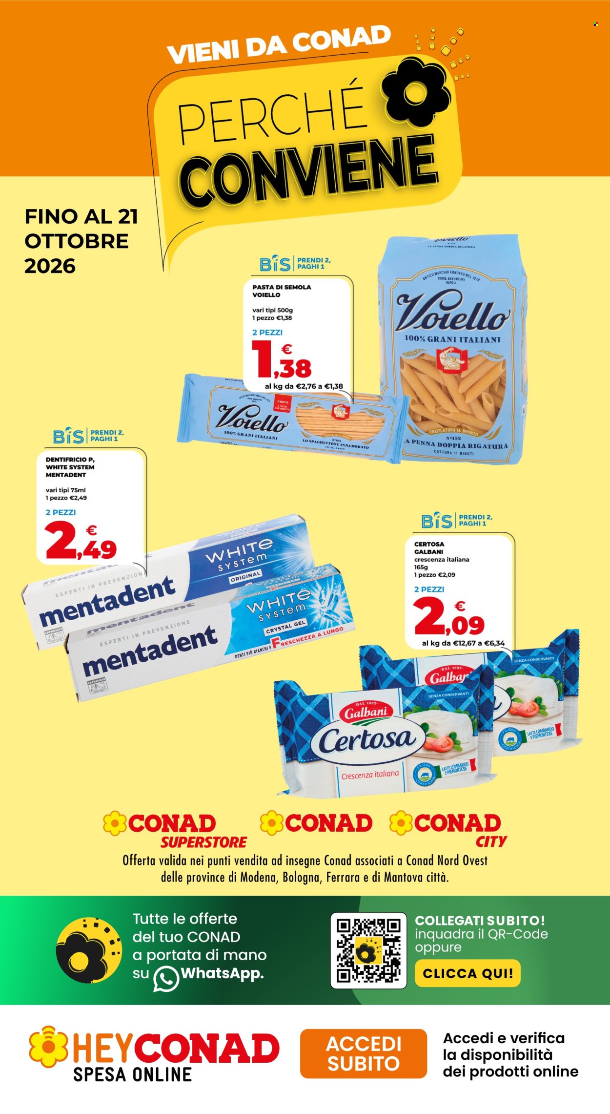 Leták Conad - 8.10.2026 - 21.10.2026. Strana 1