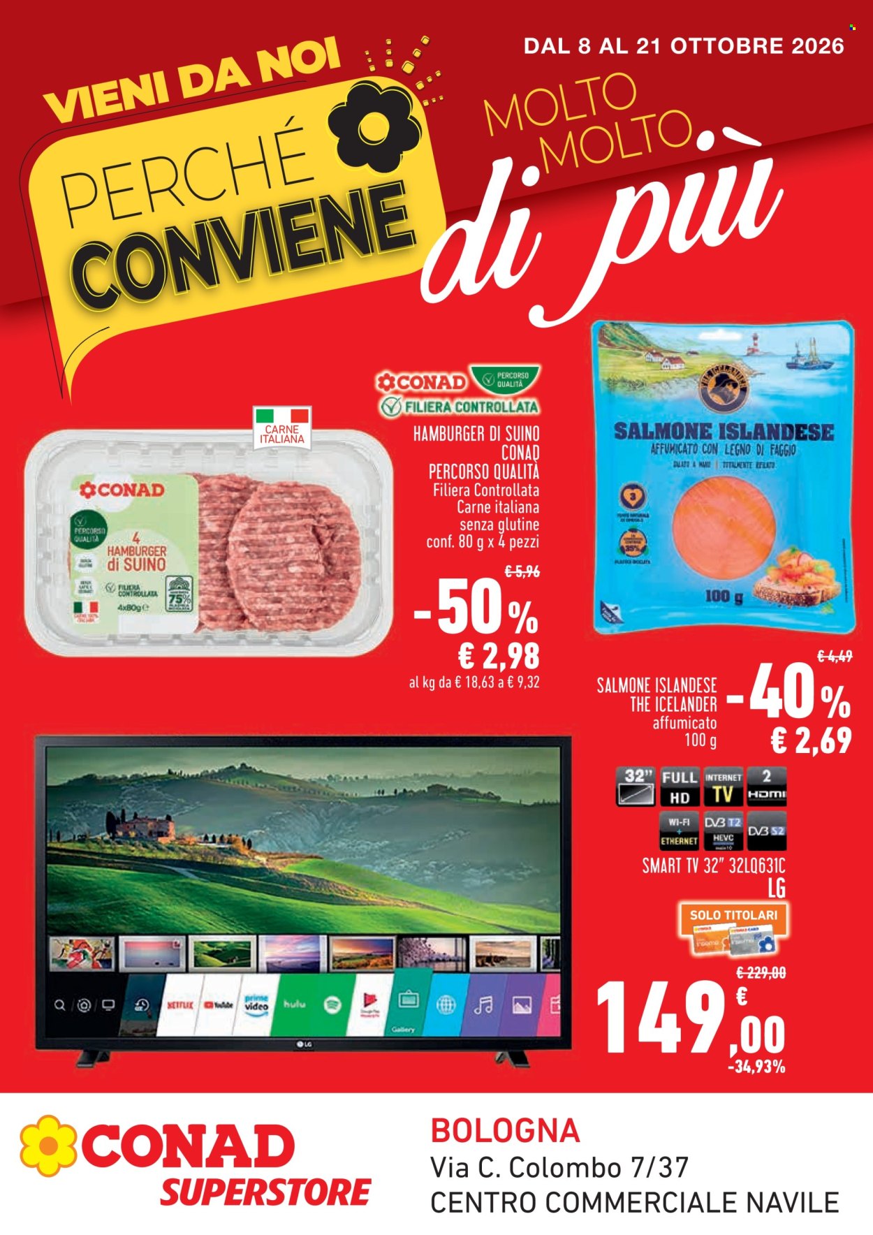 Volantino Conad Superstore - 8/10/2026 - 21/10/2026. Pagina 1