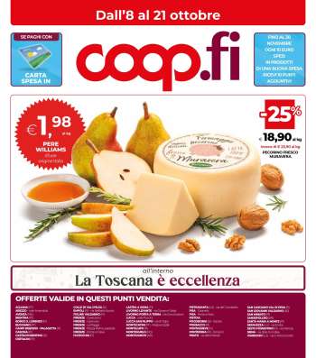 Volantino Coop - 8/10/2026 - 21/10/2026.