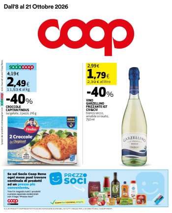 Volantino Coop - 8/10/2026 - 21/10/2026.