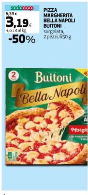 Pizza Margherita Bella Napoli Buitoni