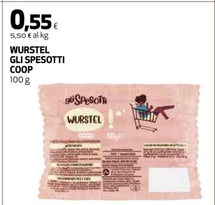 WURSTEL GLI SPESOTTI COOP