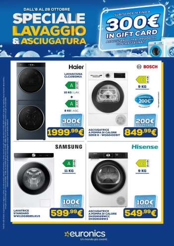 Volantino Euronics - 8/10/2026 - 28/10/2026.
