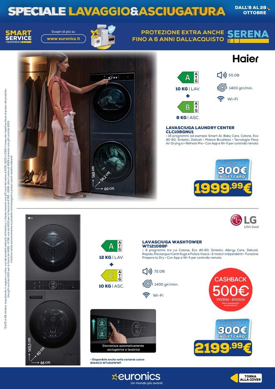 Volantino Euronics - 8/10/2026 - 28/10/2026. Pagina 3