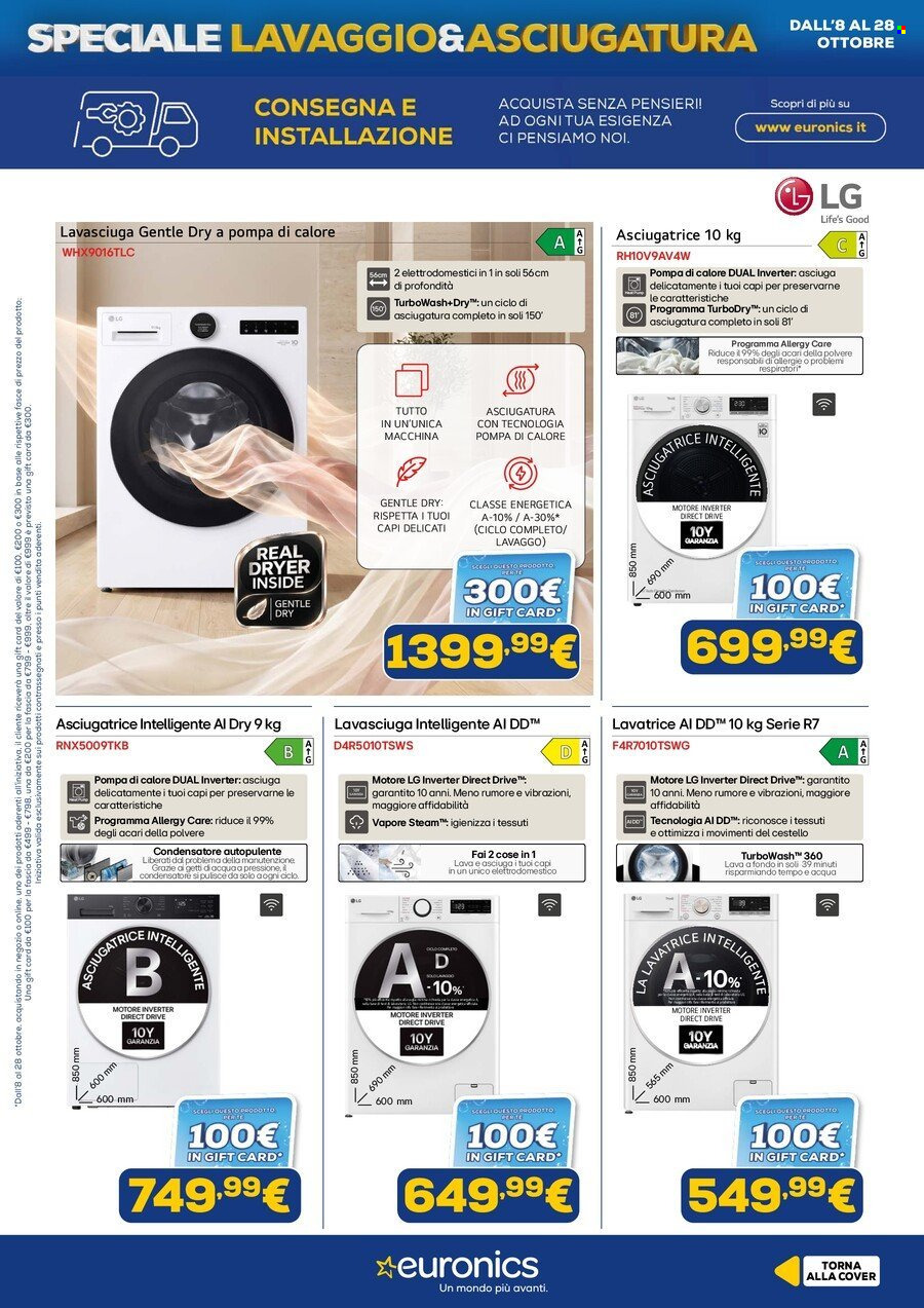 Volantino Euronics - 8/10/2026 - 28/10/2026. Pagina 4