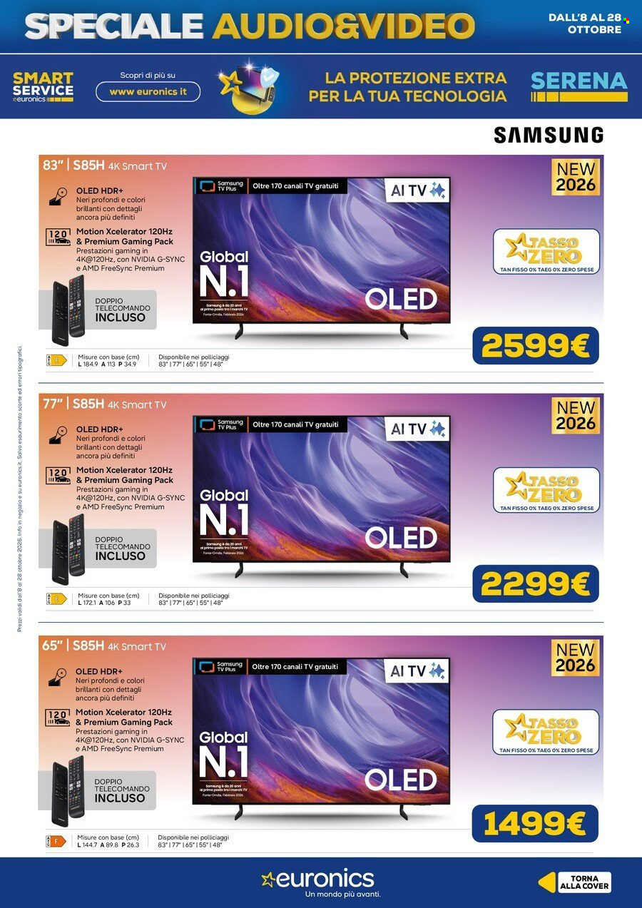 Leták Euronics - 8.10.2026 - 28.10.2026. Strana 7
