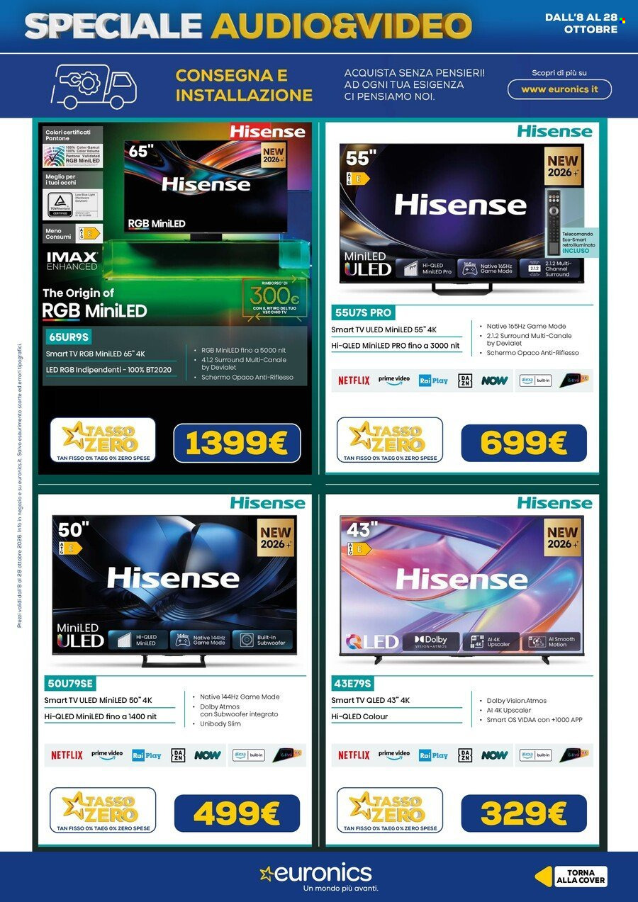Volantino Euronics - 8/10/2026 - 28/10/2026. Pagina 12