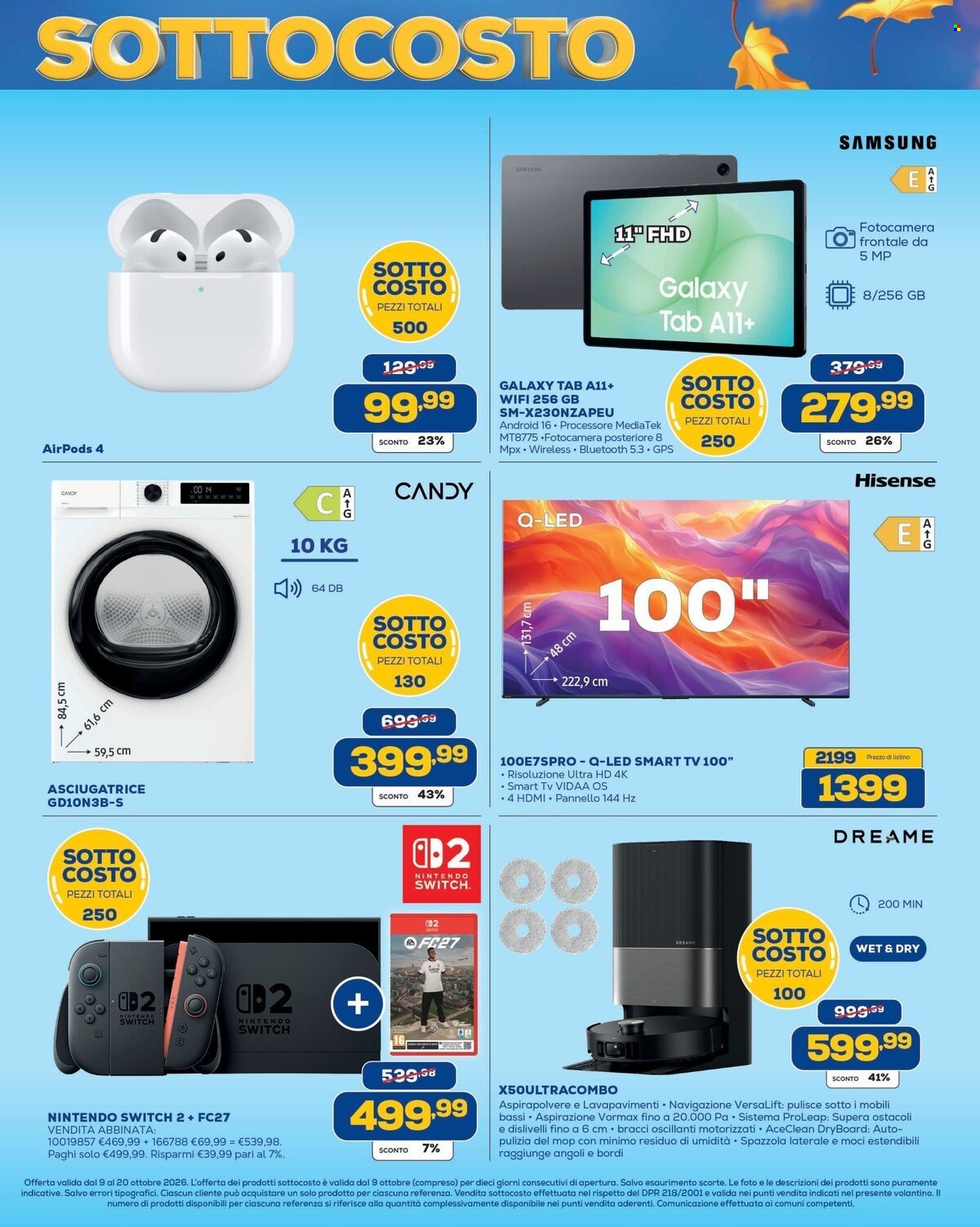 Volantino Euronics - 9/10/2026 - 20/10/2026. Pagina 2