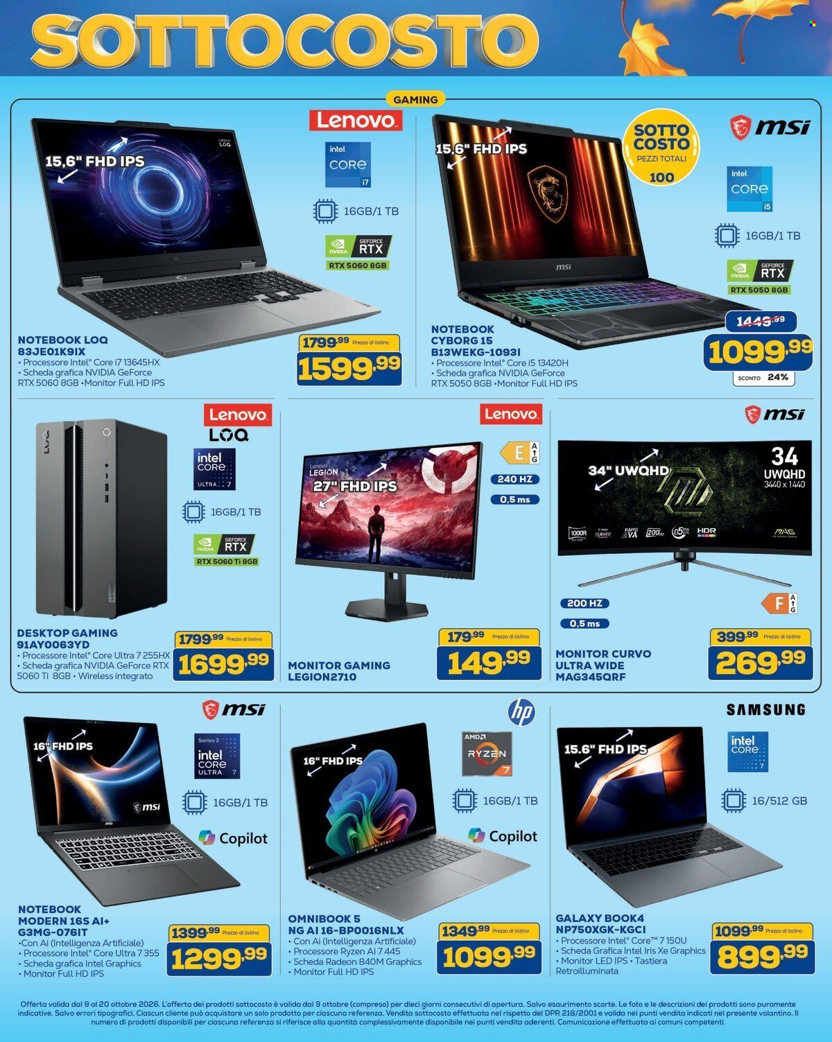 Volantino Euronics - 9/10/2026 - 20/10/2026. Pagina 16