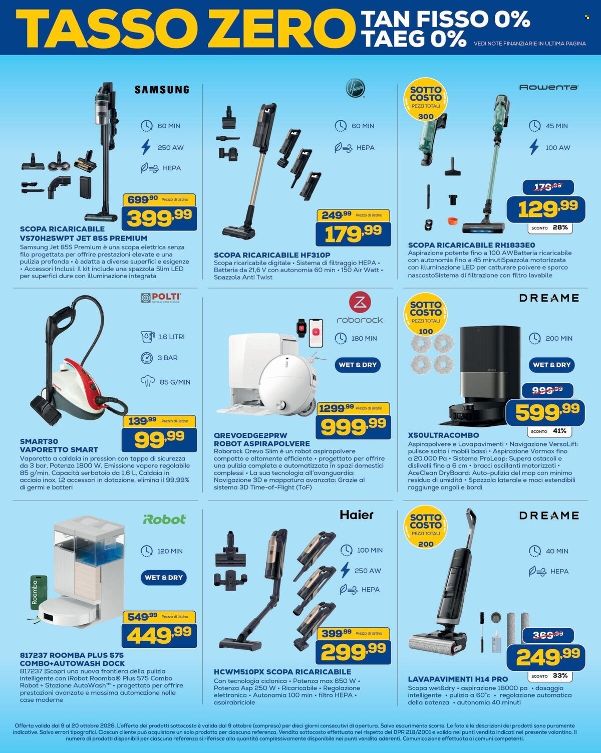 Volantino Euronics - 9/10/2026 - 20/10/2026. Pagina 23
