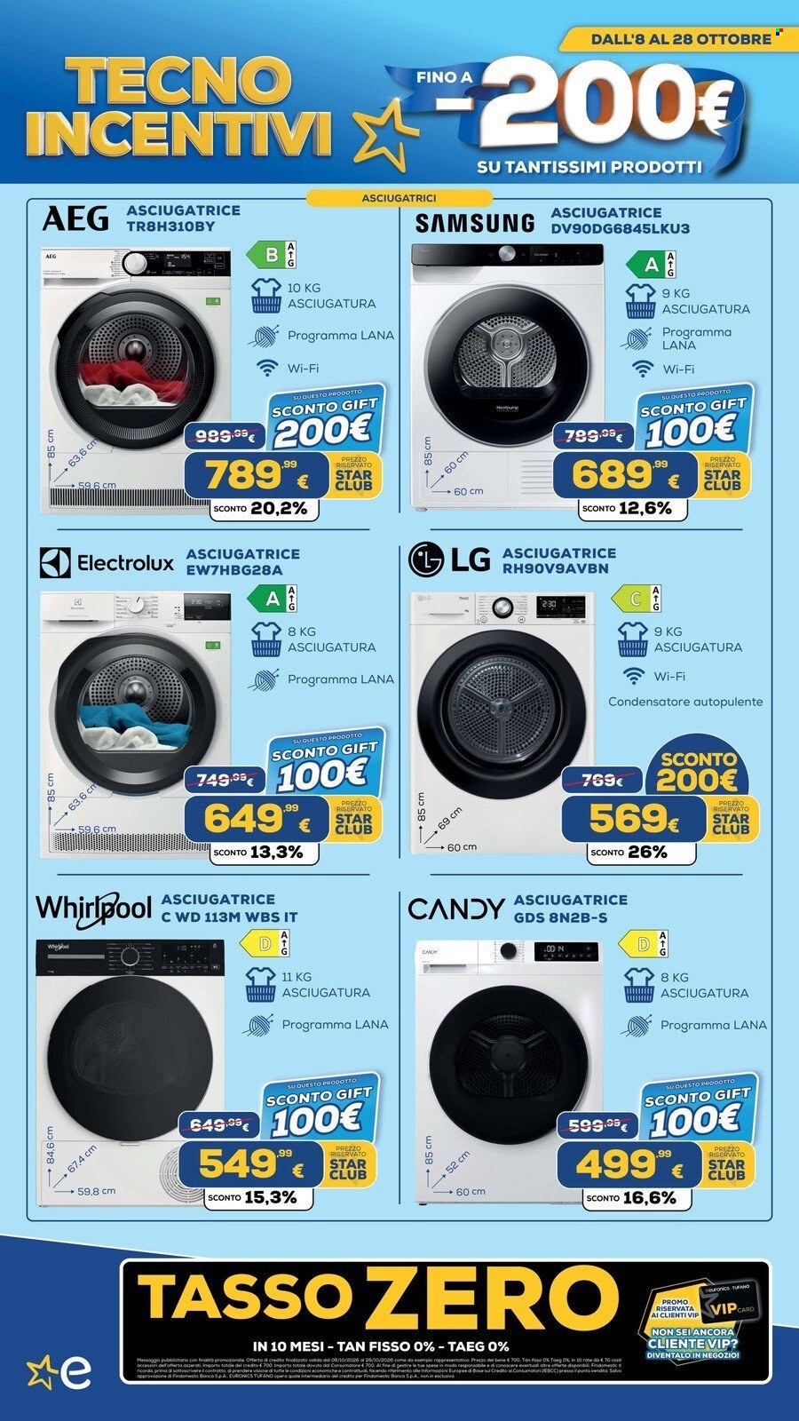 Volantino Euronics - 8/10/2026 - 28/10/2026. Pagina 18