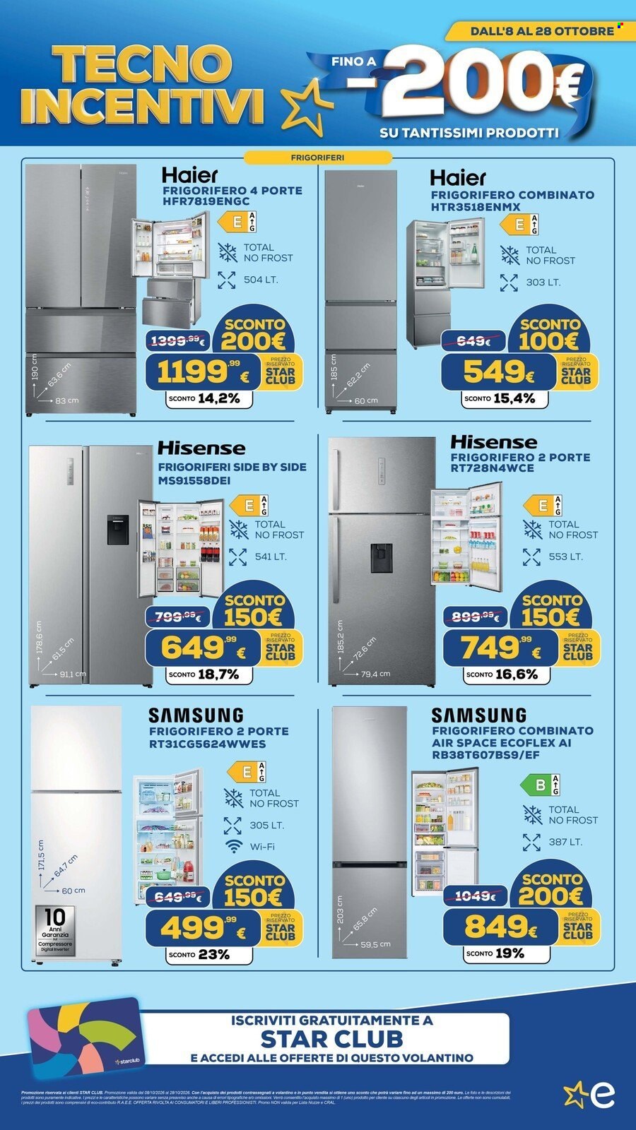 Volantino Euronics - 8/10/2026 - 28/10/2026. Pagina 21