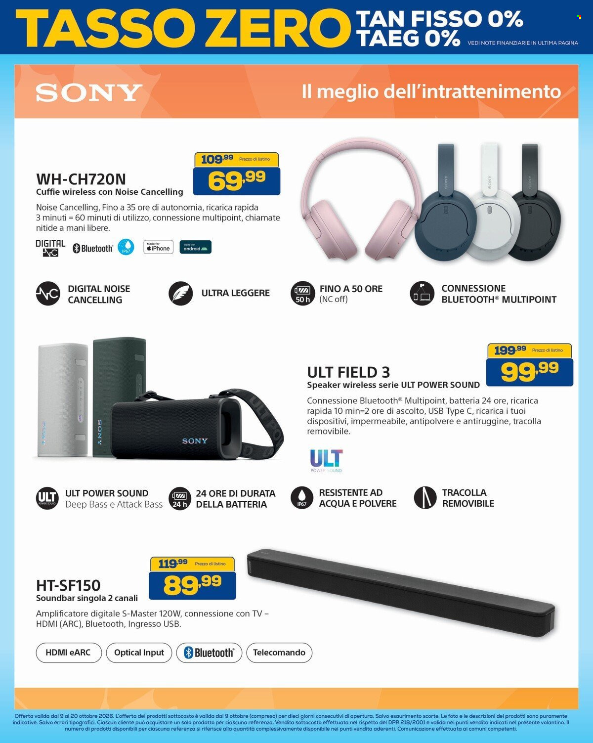 Volantino Euronics - 9/10/2026 - 20/10/2026. Pagina 36