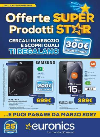 Volantino Euronics - 8/10/2026 - 28/10/2026.