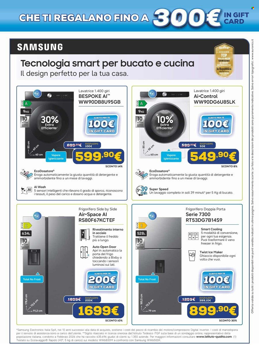 Volantino Euronics - 8/10/2026 - 28/10/2026. Pagina 34