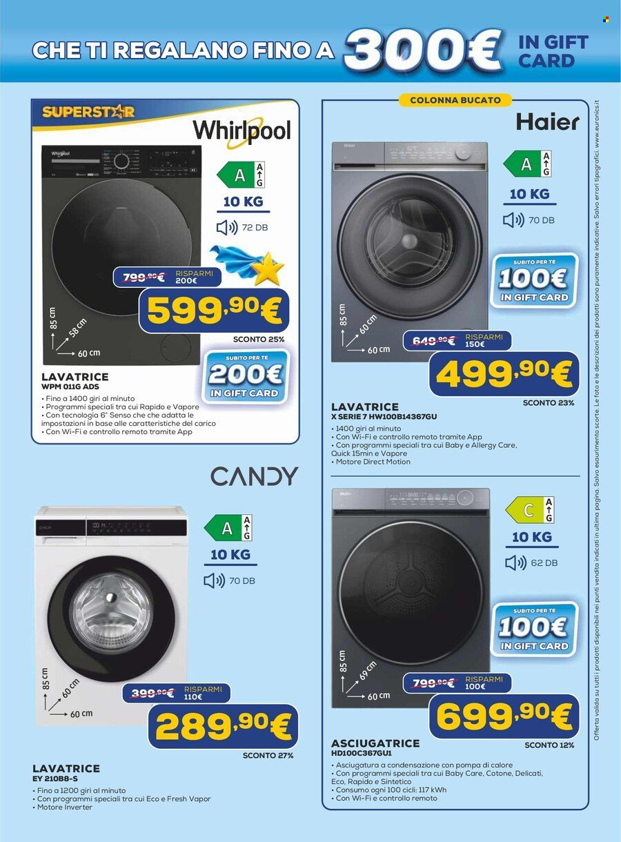 Volantino Euronics - 8/10/2026 - 28/10/2026. Pagina 3