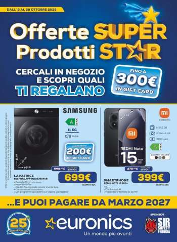 Volantino Euronics - 8/10/2026 - 28/10/2026.